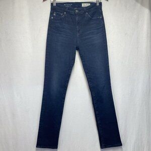 Adriano Goldschmied AG-ED Denim Mari High-Rise Slim Straight Jeans Women 26 Blue
